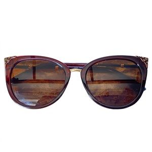 JOHN VARVATOS Designer Brown Sunglasses